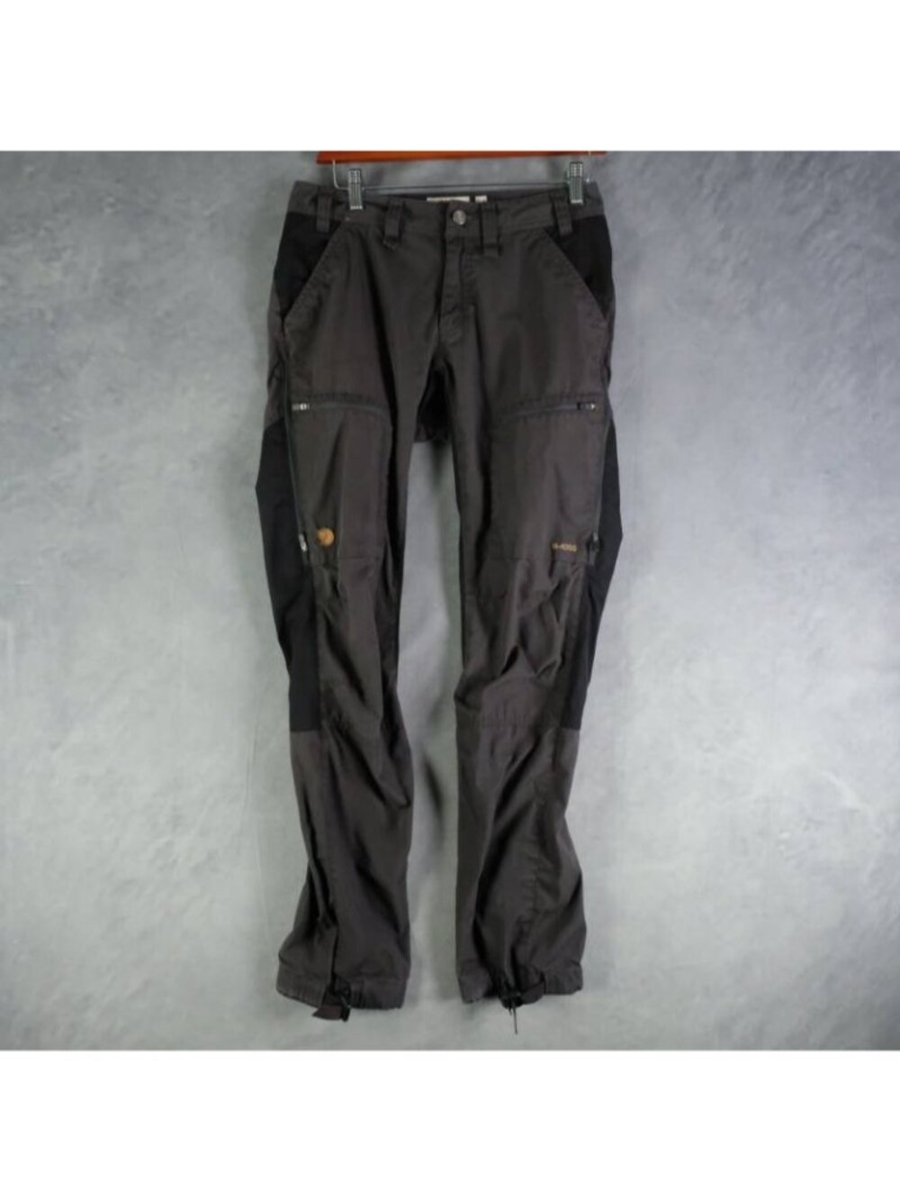 Fjallraven Pants Womens 27 Gray G 1000 Abisko Lite Trekking Trs 32L